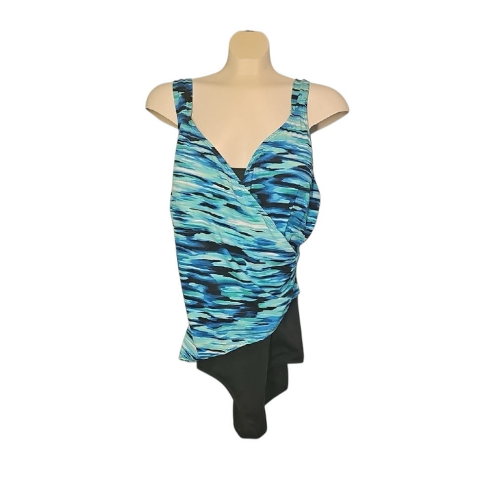💚 Jantzen One-Piece Classic Fit Swimsuit, Size XL